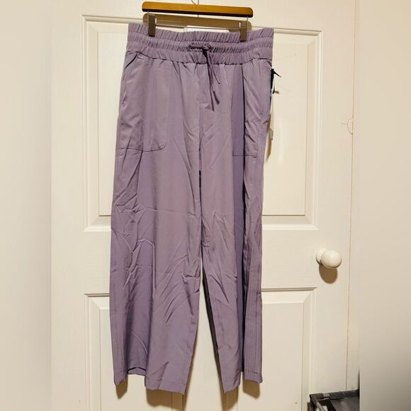 Mondetta Purple Wide Leg Pants with Relaxed Fit - Picture 1 of 12
